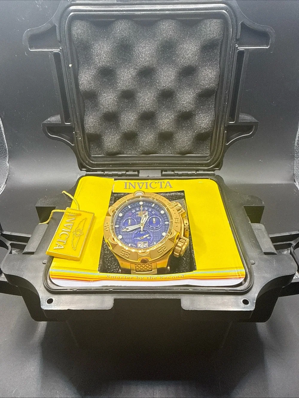 Invicta 17626 is the Subaqua Noma V Chronograph 18k Gold Plated